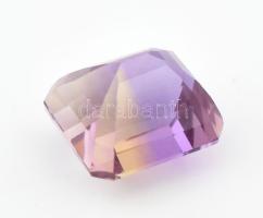 Ametrin, smaragdcsiszolás, 5,63 cts