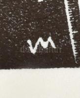 Varga Mátyás (1910-2002): Lánchíd, Budapest. Fametszet, papír, jelzett a metszeten, 18×24 cm