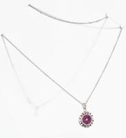 Ezüst (Ag) nyaklánc és medál Pandora jelzéssel, h: 62 cm, bruttó: 6,4 g