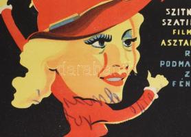 A kegyelmes úr rokona, 1941. Moziplakát (filmplakát, rácsplakát). Szilassy László, Simor Erzsi, Meze...