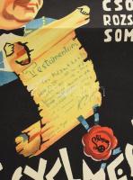 A kegyelmes úr rokona, 1941. Moziplakát (filmplakát, rácsplakát). Szilassy László, Simor Erzsi, Meze...