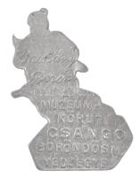 1900 k. "Mokány Berczi a Múzeum körúti csángó böröndösm. (böröndös mester) védjegye" kismé...