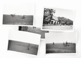 cca 1960-1970 Hortobágyi életképek, 6 db fotó, 12x9 cm