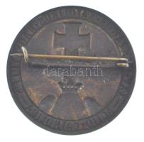 1934. "XXV. Országos Katolikus Nagygyűlés - Actio Catholica" bronz lemezjelvény (34mm) T:X...