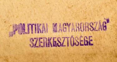 Bardócz Árpád (1882-1938): Csatajelenet. Tus, papír. Jelzett. "Politikai Magyarország" Sze...