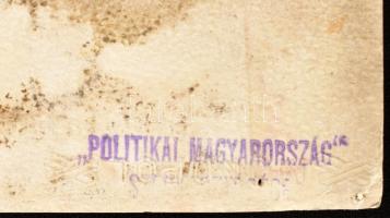 Bardócz Árpád (1882-1938): Kiss Ernő (1799-1849) honvéd altábornagy, aradi vértanú portréja. Tus, ce...