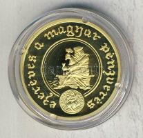 2001. 20.000Ft Au 6,982g "Ezeréves a magyar pénzverés" T:PP Csak 3000db!