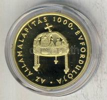 1999. 20.000Ft Au 6,982g "Államalapítás" T:PP Csak 3000db!