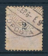 1889 2kr 11 1/2 fogazással (rozsda / stain)