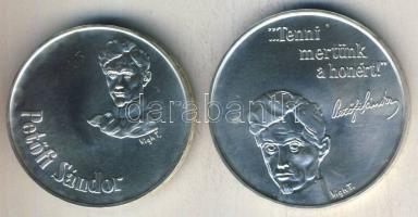 1973. 50Ft Ag + 100Ft Ag "Petőfi" pár T:BU