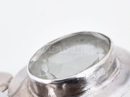 Ezüst (Ag) extravagáns fülbevalópár, jelzett, h: 4 cm, bruttó: 11,8 g