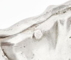 Ezüst (Ag) fűszertartó pár, jelzett, kis sérüléssel, 6×4,5×2,5 cm, nettó: 47,78g