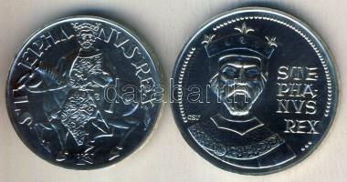 1972. 50Ft Ag + 100Ft Ag "Szt.István" T:BU