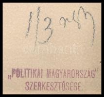 Bardócz Árpád (1882-1938): Gróf széki Teleki László (1811-1861) politikus portréja. Tus, papír. Jelz...