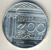 1977. 200Ft Ag "Magyar Nemzeti Múzeum" T:BU
