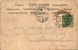 1907 Cupid with hearts. litho (EK)