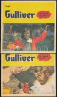 1985 Gulliver az óriások között I-II. Rajzolta: Zórád Ernő. Kiadói papírkötés, kissé foltos borítóval, borító hátoldalán kisebb felületi sérüléssel.