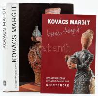 2 db Kovács Margit keramikus művészetét bemutató kiadvány: P. Brestyánszky Ilona: Kovács Margit. Bp., 1982, Corvina-Képzőművészeti Alap. Számos képpel illusztrálva. Kiadói egészvászon-kötés, kiadói papír védőborítóban. + Kovács Margit Kerámiamúzeum, Szentendre. Kiállítási katalógus. A kiállítást rendezte és a kötetet szerk.: Herpai András. Szentendre, 2012, PMMI. Magyar és német nyelven. Kiadói papírkötés, jó állapotban, CD-melléklettel.