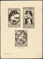 Friedrich Tucholski ex librisei, Beilage zu Exlibris 1917, Heft 3/4 (újság melléklete), lapméret: 29x21 cm