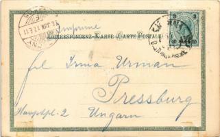 1898 (Vorläufer) Izmir, Smyrne; Pont des Caravanes / bridge. Ottmar Zieher Art Nouveau, litho (small...