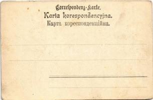 1905 Yaremche, Jaremcze, Jaremce; Most kolejowy / railway bridge (worn corners)