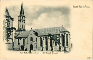 Lőcse, Levoca; Szent Jakab templom / St. Jacob Kirche / church