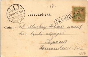 1903 Füzérradvány, Radvány; Gróf Károlyi László kastélya. Lövy Adolf kiadása (fl)