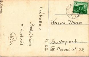 1951 Sátoraljaújhely, Petőfi utca, Népbolt, Kereskedelmi és pénzügyi dolgozók szakszervezete helyi c...