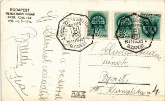 1941 Budapest XIV. Városliget, Budapesti Nemzetközi Vásár, Német Gazdaság Tájékoztató Irodája, Itali...