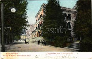1909 Herkulesfürdő, Herkulesbad, Baile Herculane; Ferenc József udvar. Krizsány R. kiadása / Franz Josefs-Hof / spa, bath (EK)