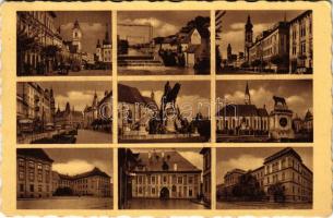 1943 Kolozsvár, Cluj; mozaiklap / multi-view postcard (EK)
