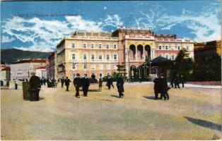 1917 Trieste, Trieszt; Palazzo della Luogotenenza / palace (EK)