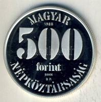 1988. 500Ft Ag "Labdarúgó VB" T:PP Csak 4500db!