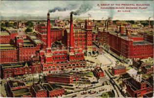 1909 Saint Louis (Missouri), A Group of the Principal Building Anheuser-Busch Brewing Plant (fa)
