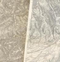 58 db papír magyar katonai térkép cca 1900-1910. Magyar vidékekkel, környékekkel jó állapotban Erdél...