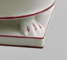 Herendi virág mintás kis kínáló. Kézzel festett, jelzett, hibátlan d: 11 cm