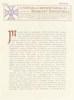 1912 Prohászka Ottokár autográf aláírása levélen