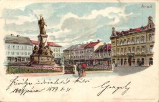 1899 Arad litho