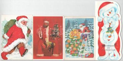 MIKULÁS - 21 db MODERN üdvözlő képeslap / Saint Nicholas - 21 modern greeting motive postcards