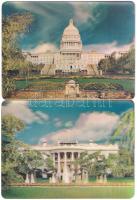 WASHINGTON - 3 db MODERN 3D dimenziós képeslap / 3 modern dimensional (3D) motive postcards