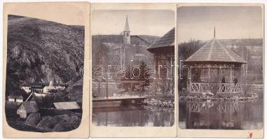 7 db RÉGI hosszú címzéses balkáni fotó képeslap / 7 pre-1900 photo postcards from the Balkan