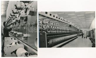 Nyergesújfalu, Magyar Viscosa gyár, belsők - 4 db modern Képzőművészeti Alap képeslap