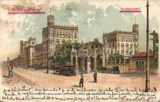 Vienna railwaystation litho (fl)