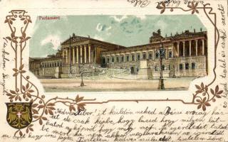 Vienna Parlament litho Emb. (fa)