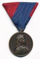 1938. Felvidéki Emlékérem, II. Rákóczi Ferenc bronz kitüntetés mellszalagon T:AU Hungary 1938. Upper Hungary Medal, Francis II Rákóczi bronze decoration on ribbon C:AU NMK 427.