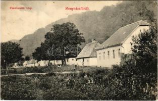 1915 Menyháza-fürdő, Monyásza, Baile Moneasa; Vasolvasztó telep. Fái Károly kiadása / colony of the iron works (EK)