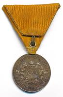 Osztrák-Magyar Monarchia 1905. "Tiszteletérem 25 Évi Eredményes Tevékenységért a Tűzoltó- és Me...