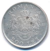 Románia 1942. 200L Ag "I. Mihály" T:VF patina
Romania 1942. 200 Lei Ag "Mihai I&quot...