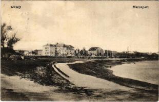 1912 Arad, Maros part. Kerpel Izsó kiadása / Mures riverside