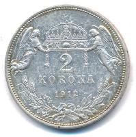 1912KB 2K Ag "Ferenc József" T:XF patina Adamo K6